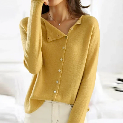 Blusa de Punto Clásica con Cierre