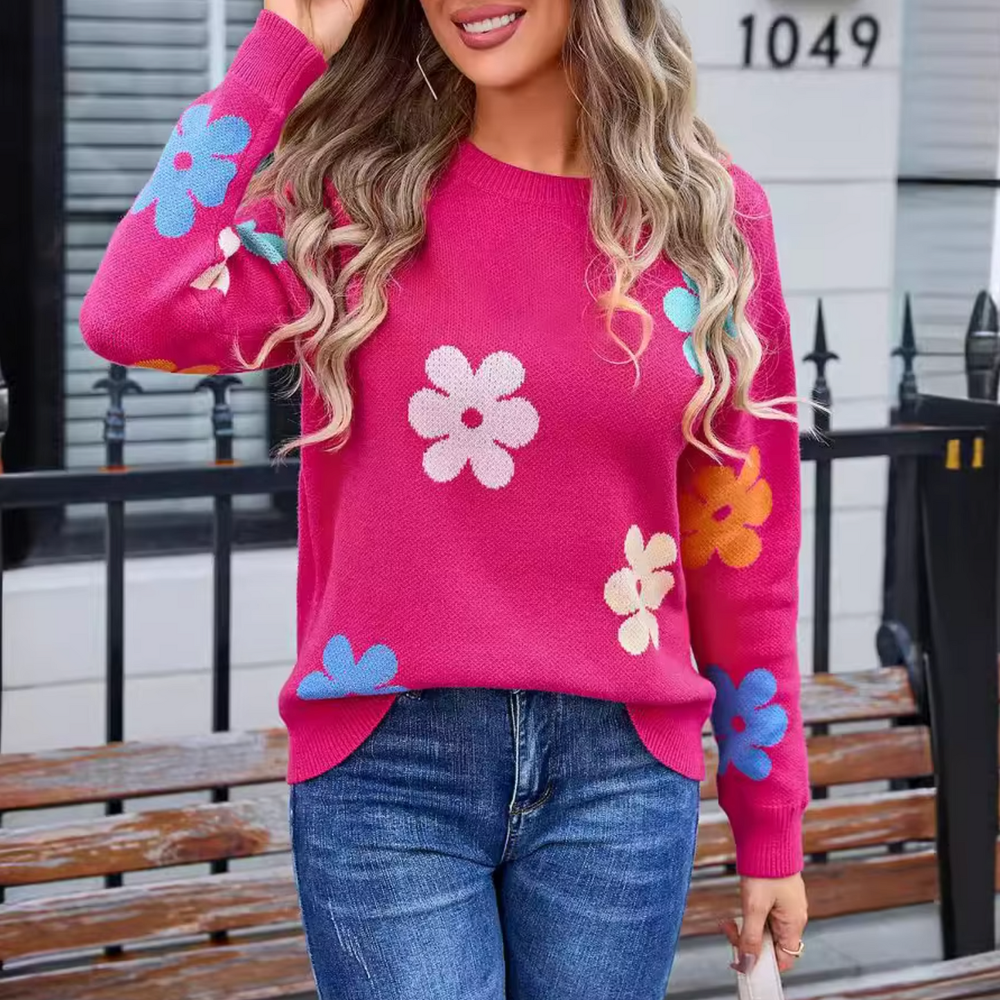 Jersey Floral Suave y Cálido - Vestiria