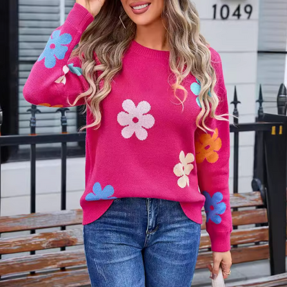 Jersey Floral Suave y Cálido - Vestiria