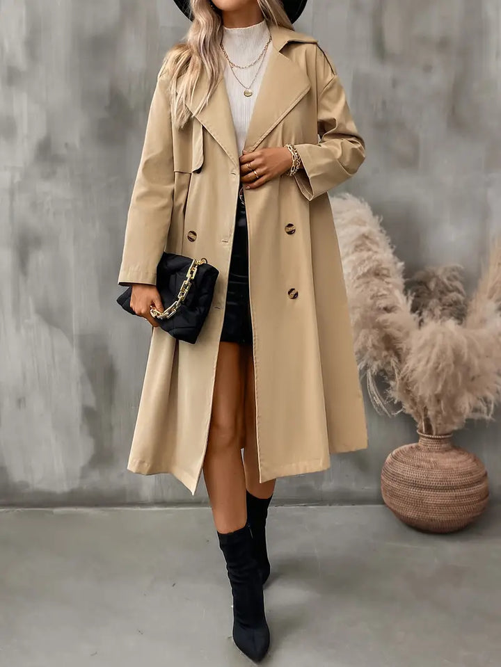 Chaquetón Mujer Clásico Doble Botón - Vestiria