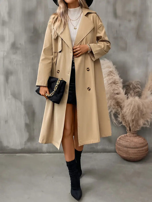 Chaquetón Mujer Clásico Doble Botón - Vestiria
