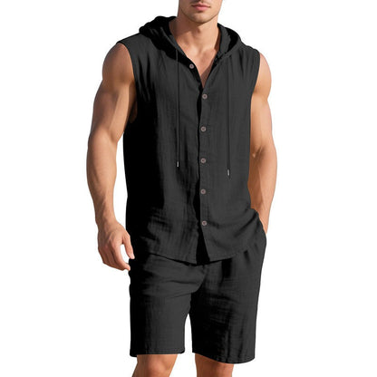 Chaleco Hombre Tejido Ligero Estilo Verano
