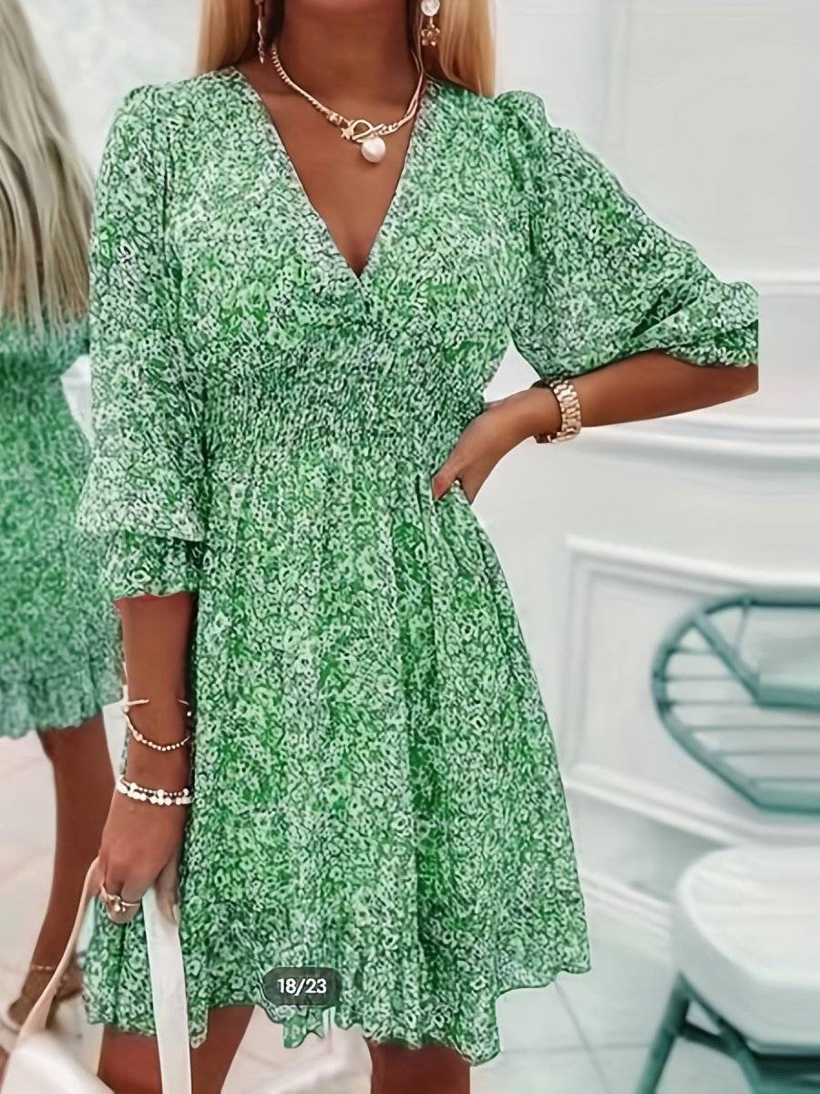 Vestido Floreado Ligero Verano - Vestiria