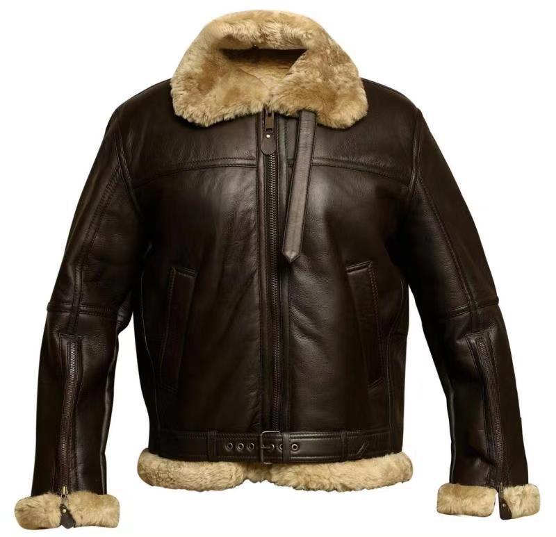 Chaqueta Hombre Cremallera Cuero Clásico - Vestiria