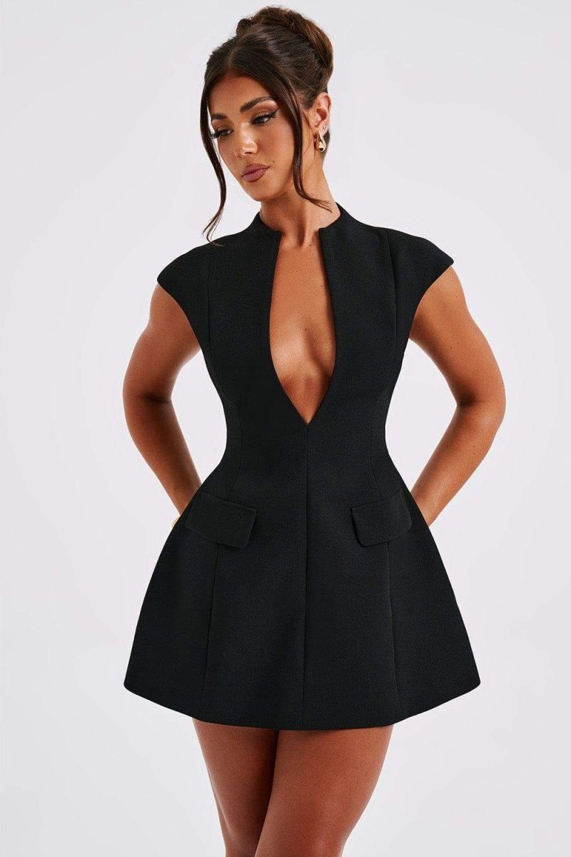Vestido Corto Plisado Verano - Vestiria