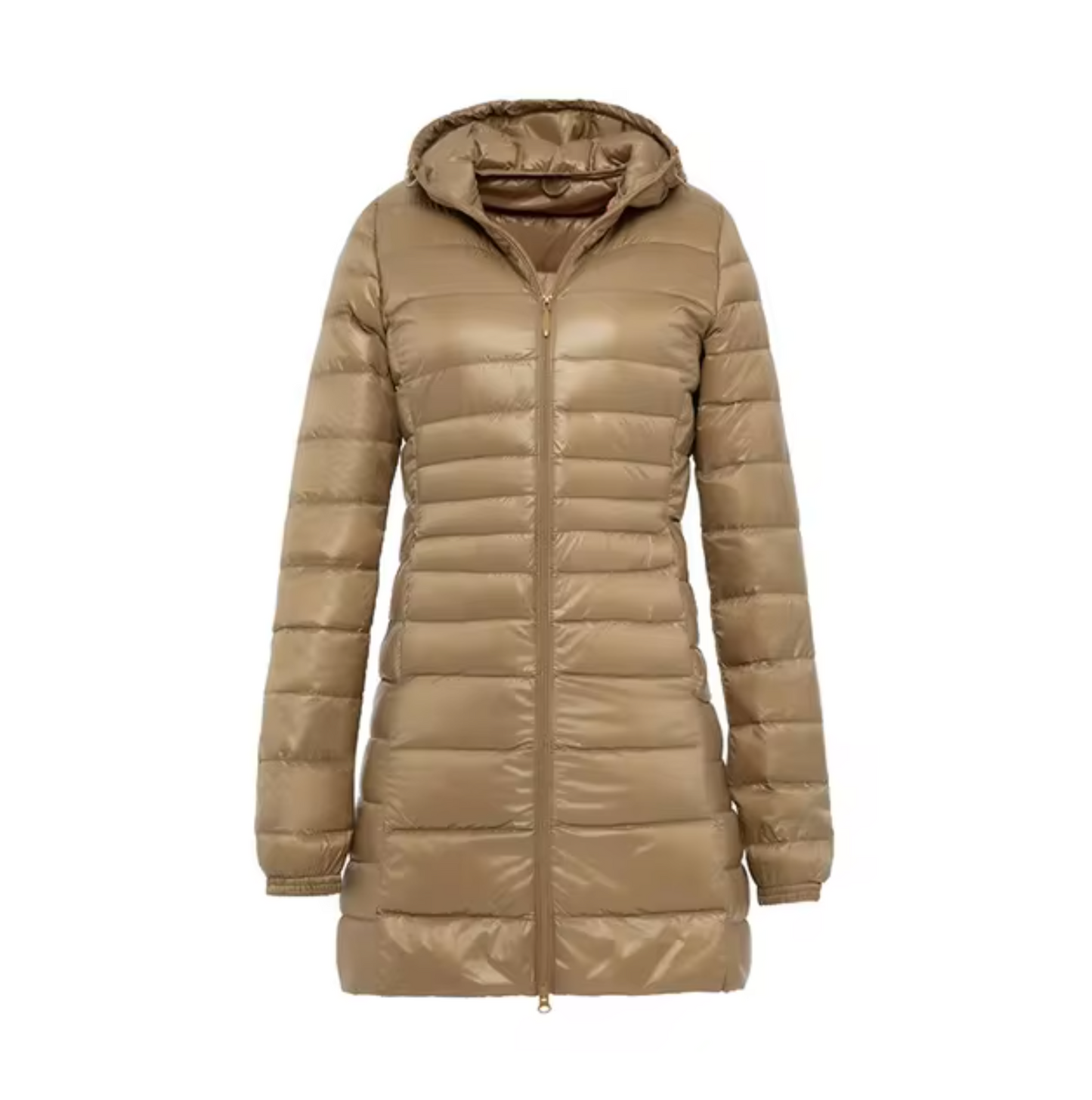 Abrigo Largo Acolchado Oversize Invierno