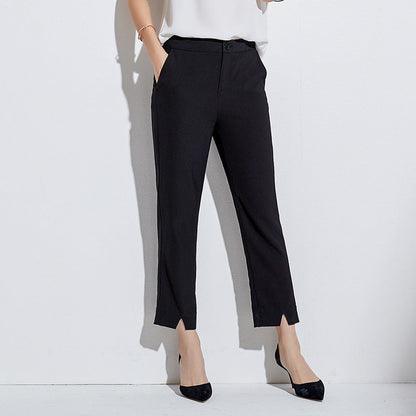 Pantalón Mujer Cintura Alta Recto Elegante