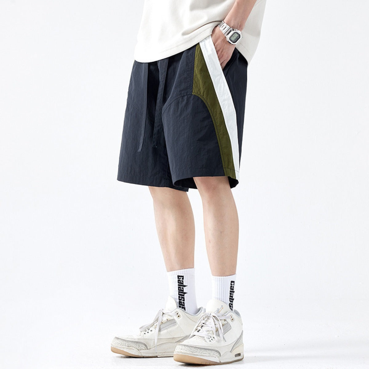 Pantalones Cortos Deportivos Hombre Estilo Urbano