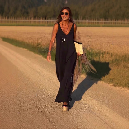 Vestido Largo Mujer Estilo Libre y Casual
