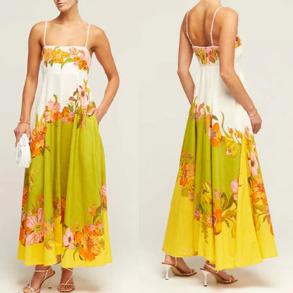 Vestido Floral Mujer Estilo Boho - Vestiria