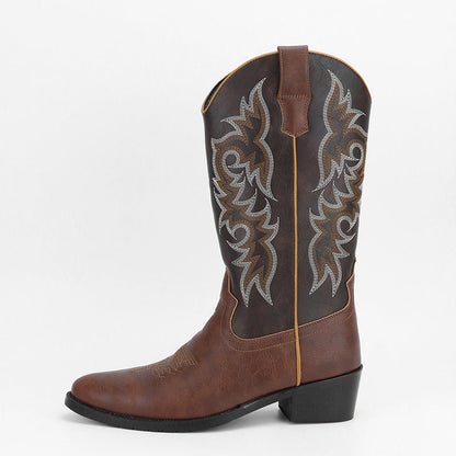 Botas Hombre Estilo Clásico con Bordados