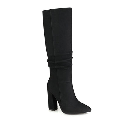 Botas Mujer Tacón Grueso Elegantes