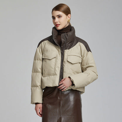 Chaquetón Mujer Piel Sintética Acolchado - Vestiria