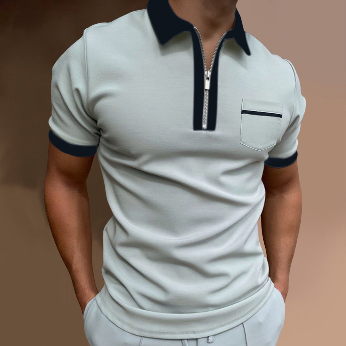 Bolso Hombre Estilo Slim Cuero