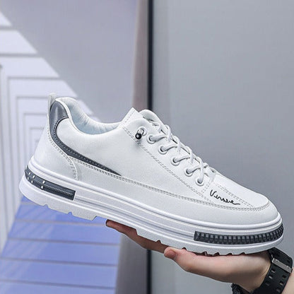 Zapatillas deportivas hombre cuero sintético plataforma alta