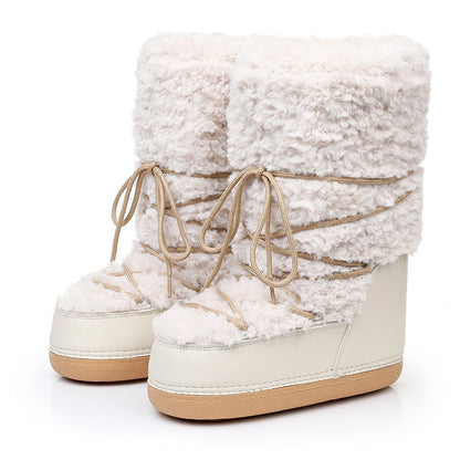 Botas Nieve Mujer Aisladas y Cálidas