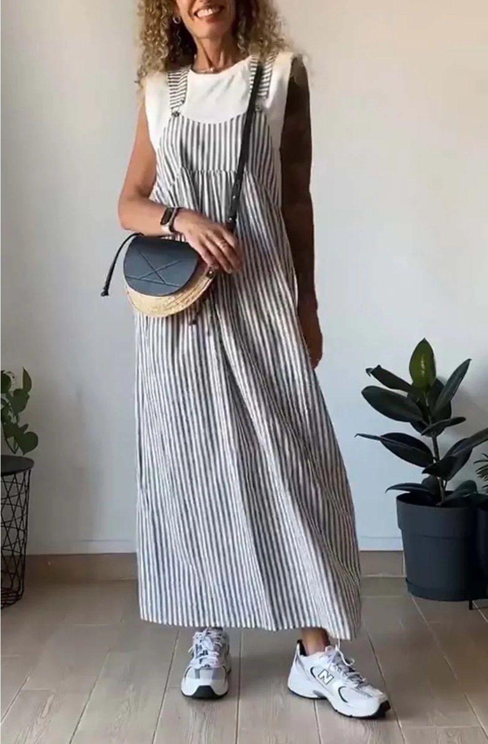 Vestido Estampado Rayas Informal - Vestiria