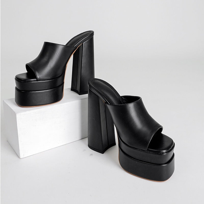 Sandalias Mujer Plataforma Alto Elegantes