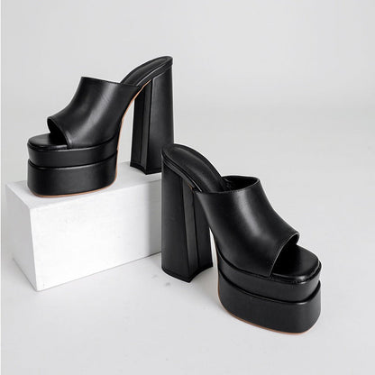 Sandalias Mujer Plataforma Alto Elegantes