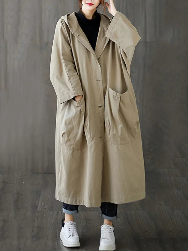 Abrigo Largo Impermeable Mujer Invierno - Vestiria