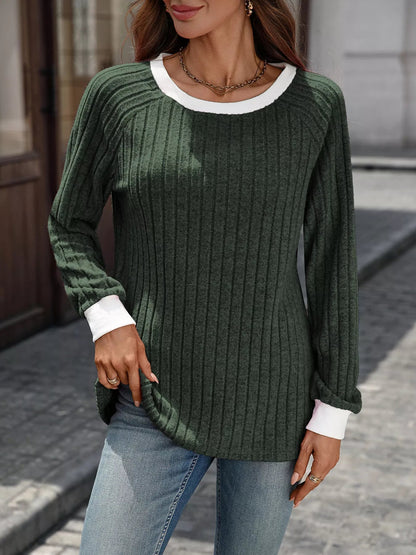 Jersey Cuello Redondo Suave y Cómodo