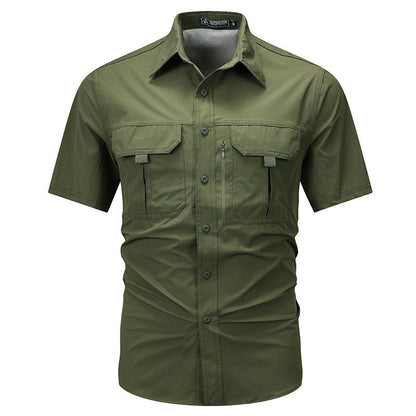 Camisa Verano Hombre Poliéster Resistente