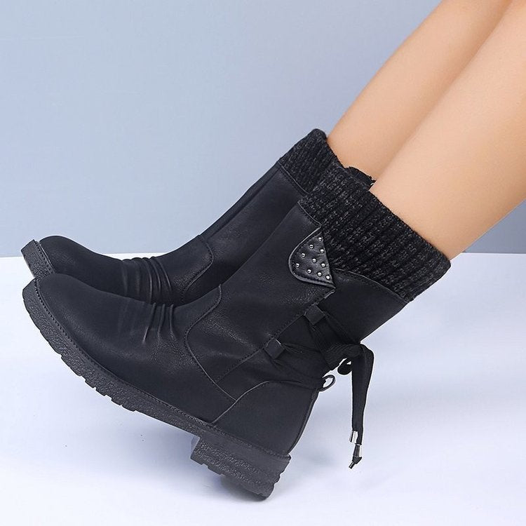 Botas Nieve Impermeables Canela