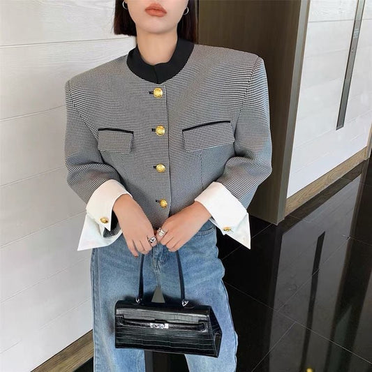 Chaquetilla Mujer Clásica Francesa Sencilla - Vestiria