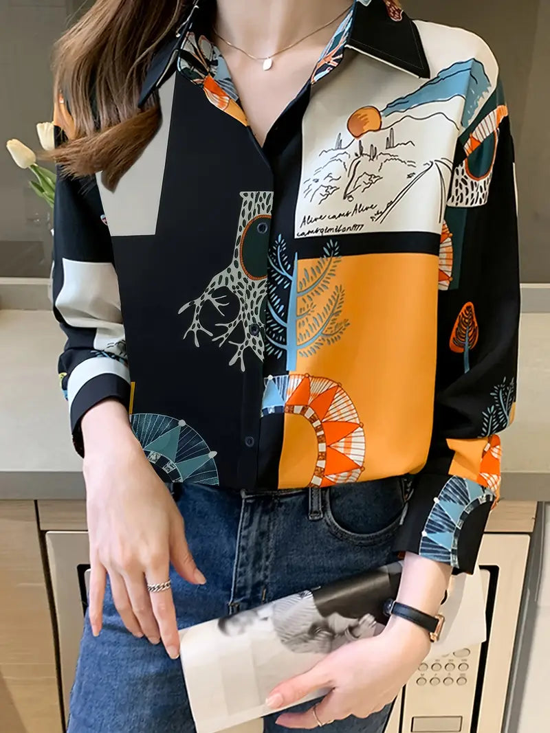 Blusa Boho Manga Larga Estilo Libre - Vestiria