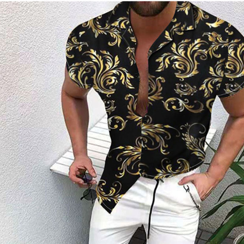 Camisa Hombre Floral Estilo Verano - Vestiria