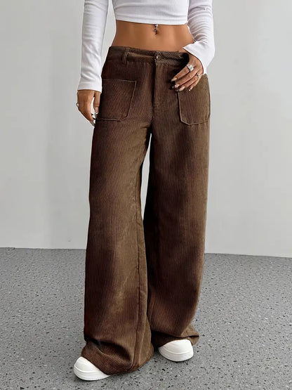 Pantalón Pana Ancho Cálido