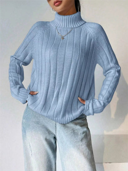Jersey Femenino Cuello Alto Acogedor
