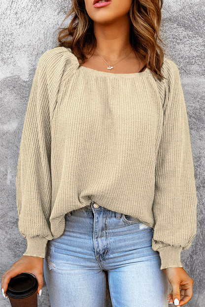 Jerséis Mujer Amplios Cuello Cuadrado - Vestiria