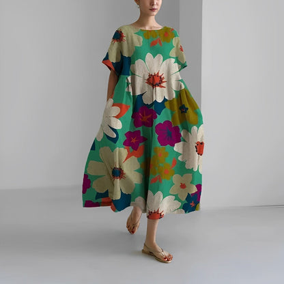 Vestido Florado Estilo Boho