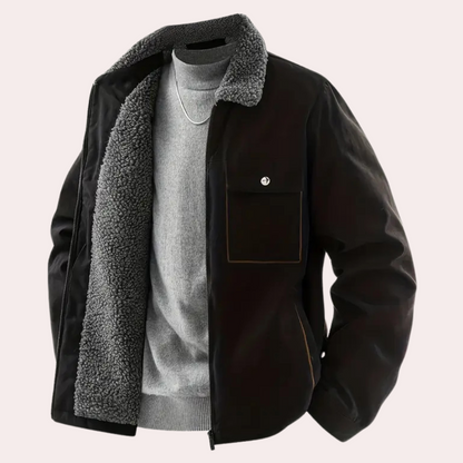 Chaquetón Hombre Sherpa Aislante Cremallera - Vestiria