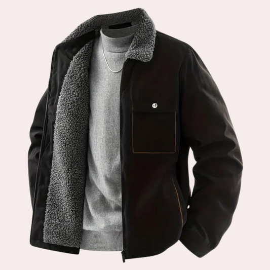 Chaquetón Hombre Sherpa Aislante Cremallera - Vestiria