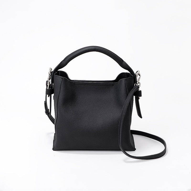 Bolso Bandolera Mujer Piel Azul Claro Elegante