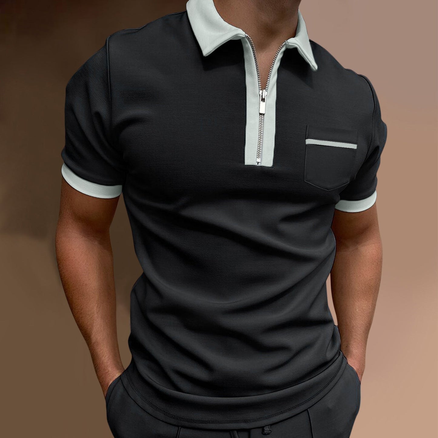 Bolso Hombre Estilo Slim Cuero