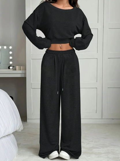 Conjunto Informal Suéter y Pantalón Cómodo - Vestiria