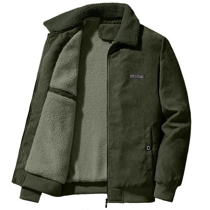 Abrigo Hombre Invierno Caliente Cuello Alto