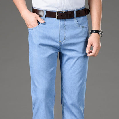Pantalones vaqueros hombre cómodos elásticos corte clásico - Vestiria