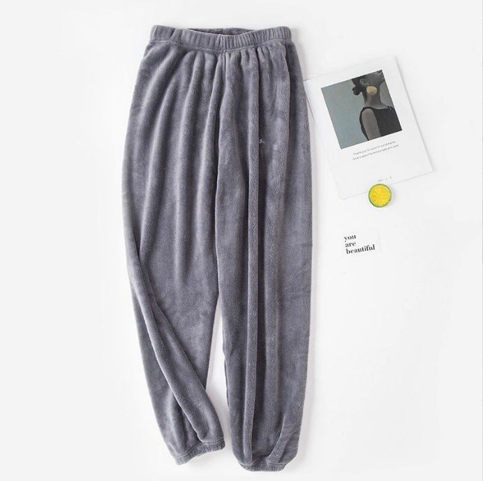 Pantalones polares cómodos mujer corte deportivo