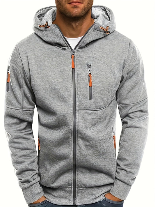 Chaquetón Deportivo Hombre Cremallera Capucha - Vestiria