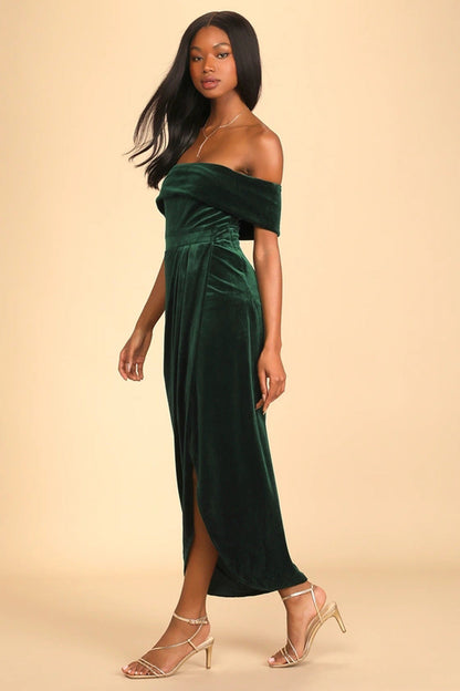Vestido Mujer TerCIOPelo Lujoso Fátima