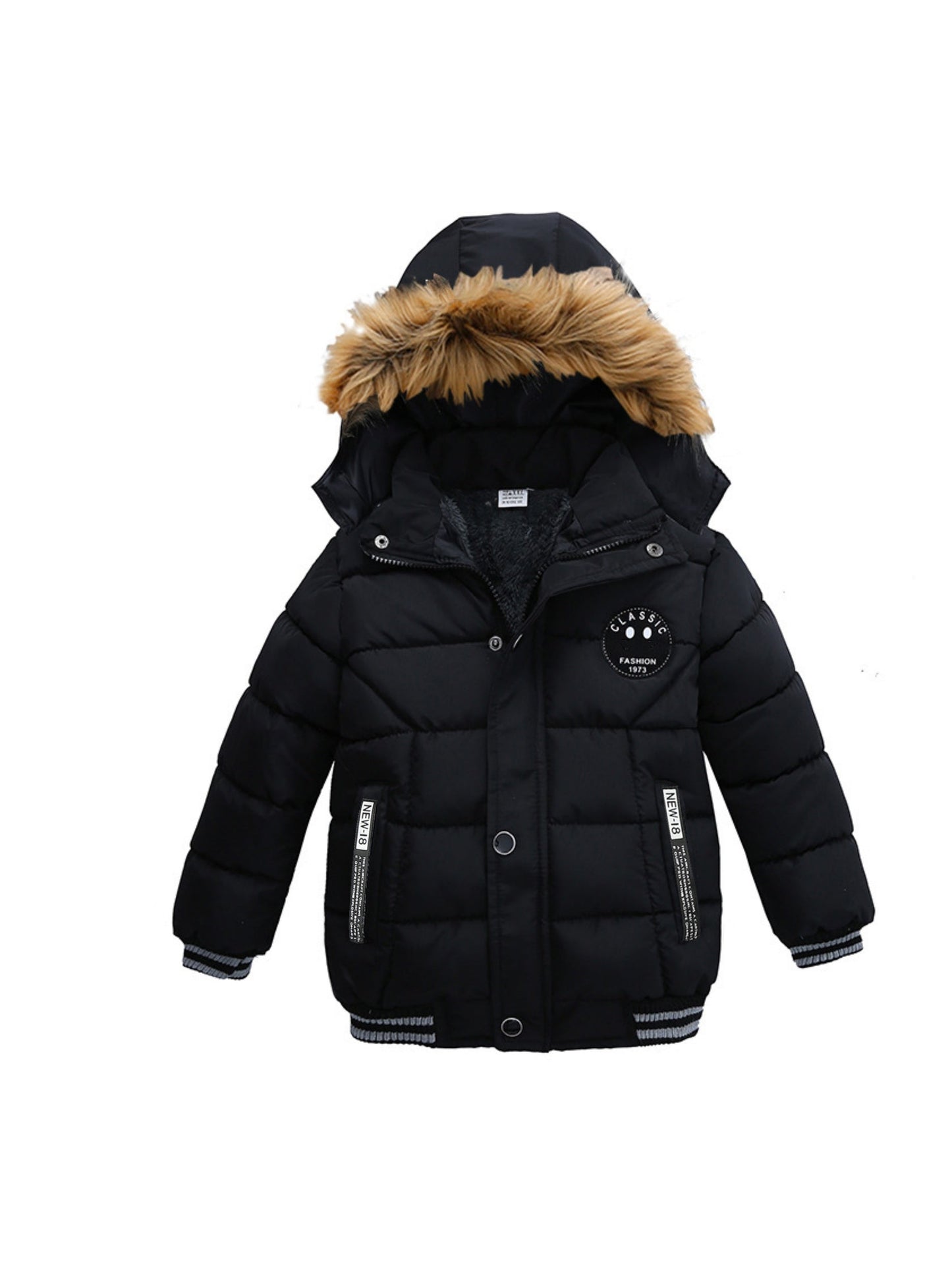 Chaquetón Acolchado Niño Invierno con Capucha