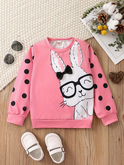Sudadera Niña Conejito Divertida
