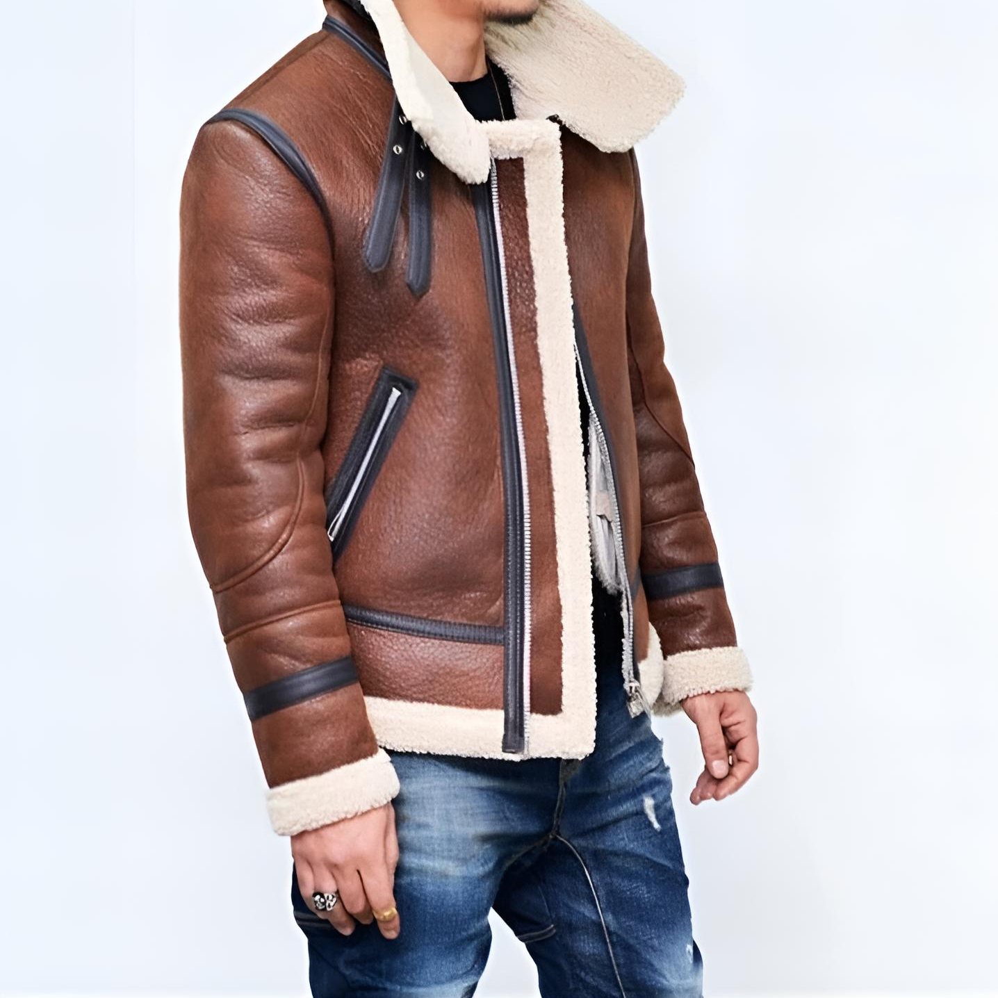 Chaqueta Sherpa Aislante Cálida