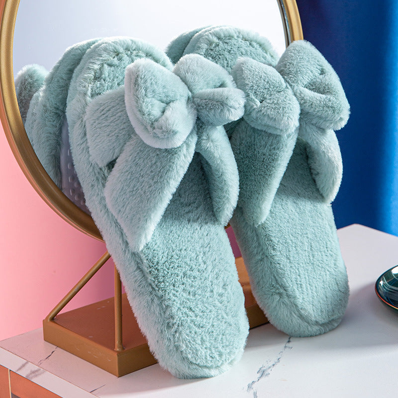 Zapatillas de fieltro con cintas