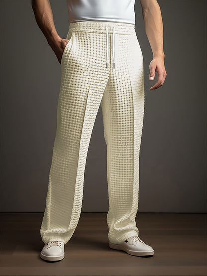 Pantalón cómodo hombre con textura elastizada