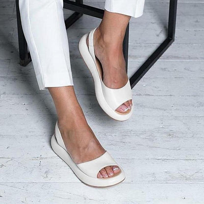 Sandalias Mujer de Moda con Plataforma Abierta
